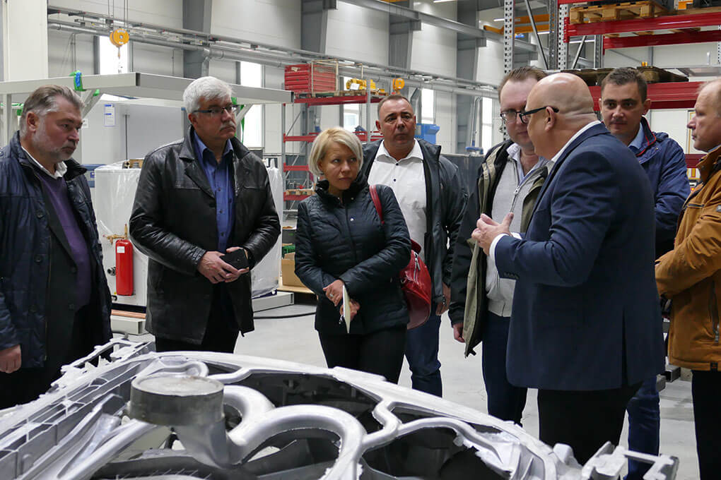 Russische Delegation zu Besuch